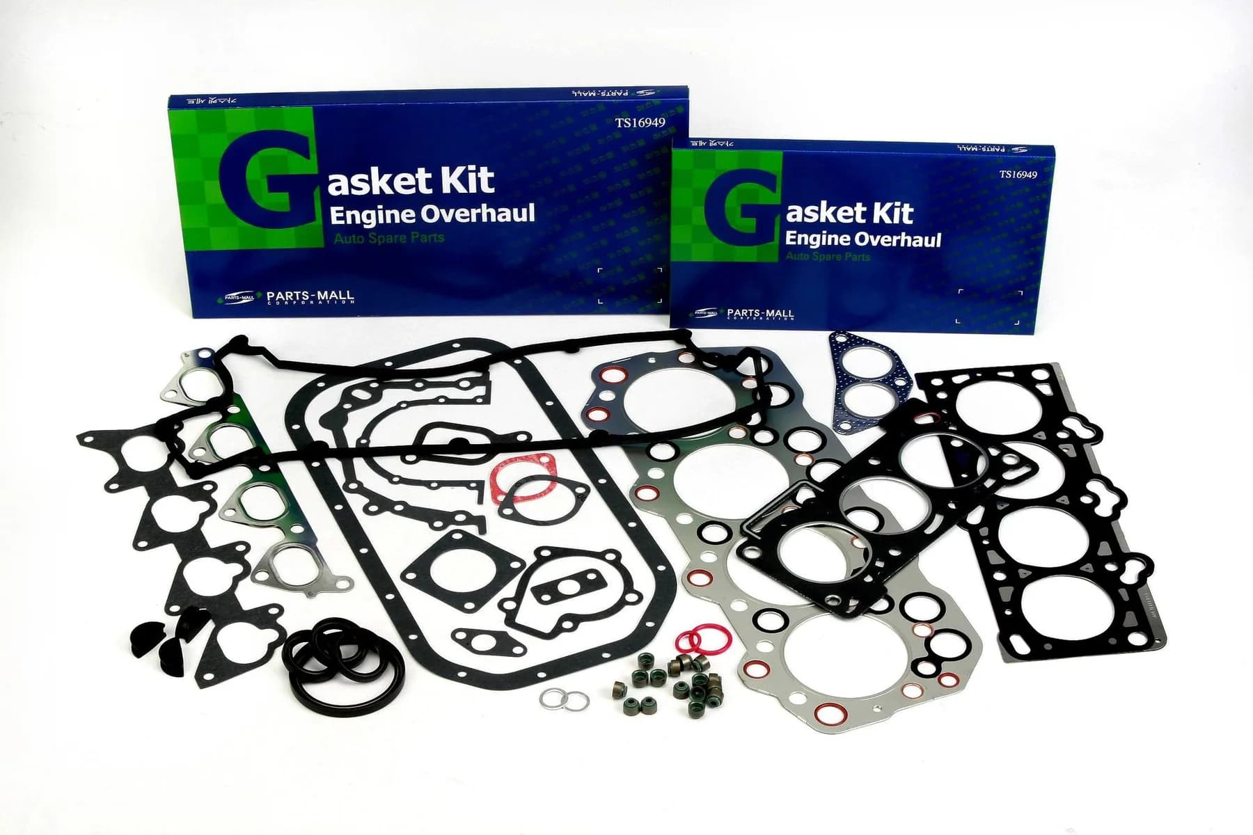 Engine components from the Parts-Mall product range.
